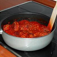 Mielone inaczej w sosie pomidorowym od Mężatki