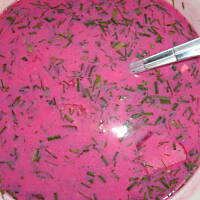 Botwinka na lato - chłodnik