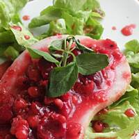 Sos porzeczkowo-wiśniowy do mięs.