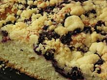 Fot. msewka, Drożdżowiec z jagodami.