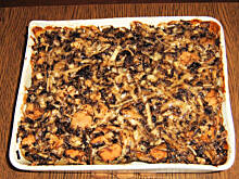 Fot. mariola2000, Zapiekanka z pieczarkami i kurczakiem wg M&Ł