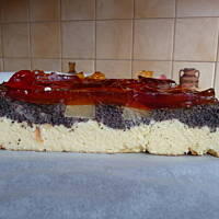 sernik z makiem i z ananasami