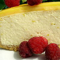 Mocno cytrynowy sernik