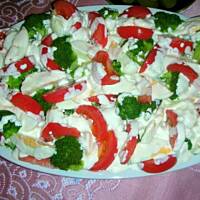 sałatka z warzywami - do grilla lub na letni obiad