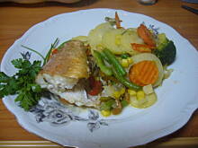 Fot. giga123, ryba zapiekana z warzywami