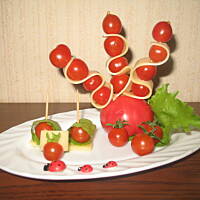 Pomidory, pomidorki i paczka:)