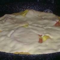 Pizza" jajeczna czyli jajka z pierkarnika.