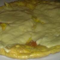 Pizza" jajeczna czyli jajka z pierkarnika.