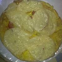 Pizza" jajeczna czyli jajka z pierkarnika.