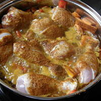 Kuczak, udka w warzywach super dla dzieci