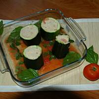 Faszerowana cukinia na upalne lato