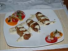 Fot. aggusia35, Paluszki cielęce w delikatnym sosie musztardowo miodowym