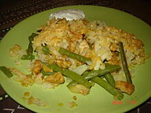 Fot. sebek, Holenderska zapiekanka Kipshoarmaschottel