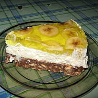 ciasto na zimno bananowo-cytrynowe z nutella