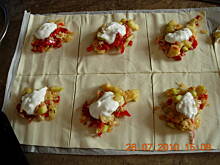 Fot. Satina, Trójkąty francuskie z warzywami