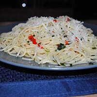Spaghetti aglio, olio e peperoncino czyli Italia na talerzu
