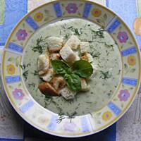 Ogórkowa z surowego ogórka