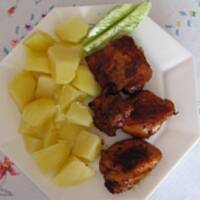 Kurczak smażony z miodem i maggi / sosem sojowym