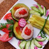 Polędwiczki na cukinii.