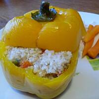 Papryka faszerowana z parowaru