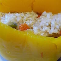 Papryka faszerowana z parowaru