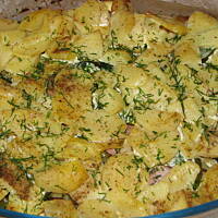 Zapiekanka ziemniaczana z kiełbasą