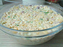 Fot. ezelka, Sałatka z wędzonym kurczakiem