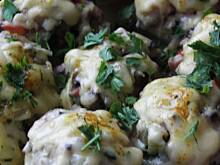 Fot. msewka, Ziemniaki z bogatym farszem.