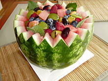 Fot. malina_a, Sałatka owocowa w arbuzie