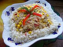 Fot. niebieska-różyczka, Sałatka z makreli z papryką