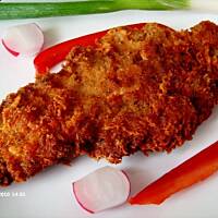 Kotlet schabowy w śmietanie i panierce serowej