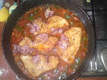 Fot. Kolorowa75, Sznycle z indyka z sosem pomidorowym