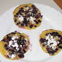 Placuszki z jagodami