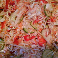 Kwaszona sałatka z kapusty