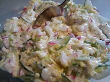 Fot. DominisiaD, Surówka z sosem czosnkowym Teściowej