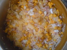 Fot. iwona84, sałatka z ananasem i szynka