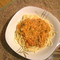 Spaghetti bolognese