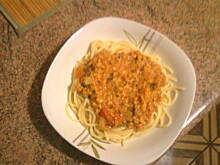 Fot. asianka, Spaghetti bolognese
