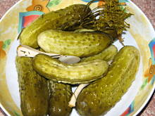 Fot. lexi27, Ogórki kiszone w butelce