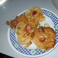 Truskawki smażone w cieście