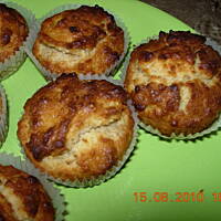 Muffinki z masłem orzechowym