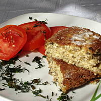 Kotlety jajeczno - pieczarkowe