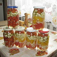 Mieszanka warzywna w galaretce