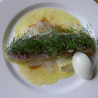 Filety matiasa na mlodych ziemniakach z maslem klarowanym