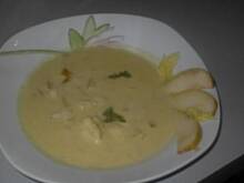 Fot. Teresa.Marcjan, Zupa  selerowo-serowa z gruszką
