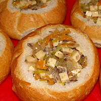 Nadziewane bułeczki na grilla