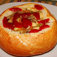 Nadziewane bułeczki na grilla