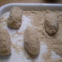 Sznycke z ryżu nadziewane