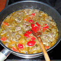 Gulasz na ostro z serduszek od Mężatki