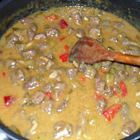 Gulasz na ostro z serduszek od Mężatki